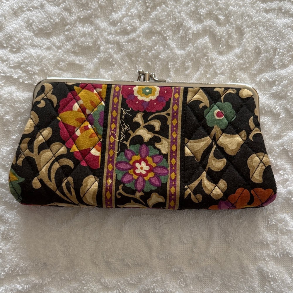 Vera Bradley Floral Quilted Clutch